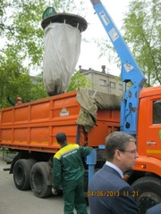 Заглубленные мешки (биг-беги) под мусор в Талдыкоргане